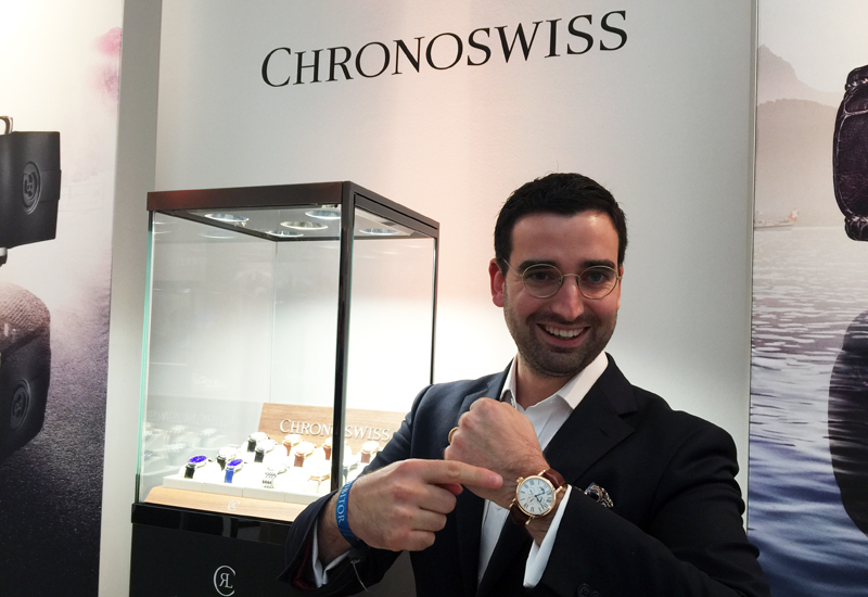Chronoswiss exhibited at Salon QP, but it did not lead to the appointment of any retailers.