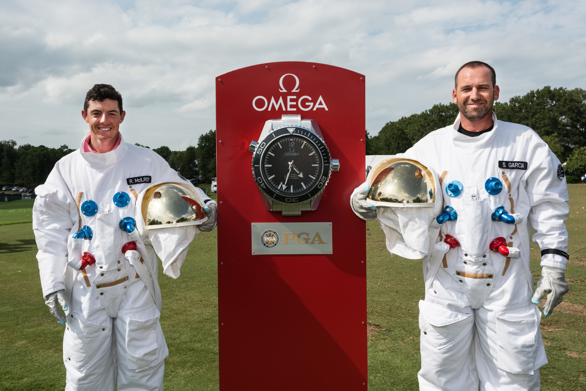 Rory and Sergio take lunar rover for a 